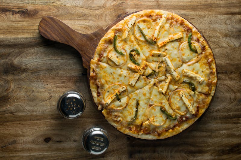 Pizza Ranch classic pepperoni pizza with golden crust